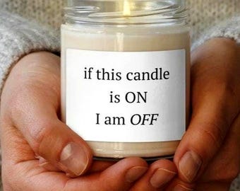 Calming Lavender Sage Soy Candle – Stress Relief, Downtime