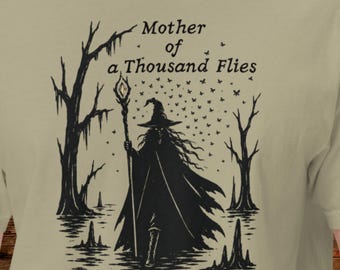 Feral Shirt, Mother of a Thousand Flies Shirt – Swamp Witch Dark Folklore Tee