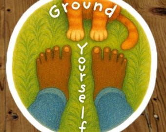 Anxiety Coping Skills, Mindfulness Sticker, Nervous System Healing, Mindfulness Gift Coping Skills Emotional Regulation Affirmation Stickers