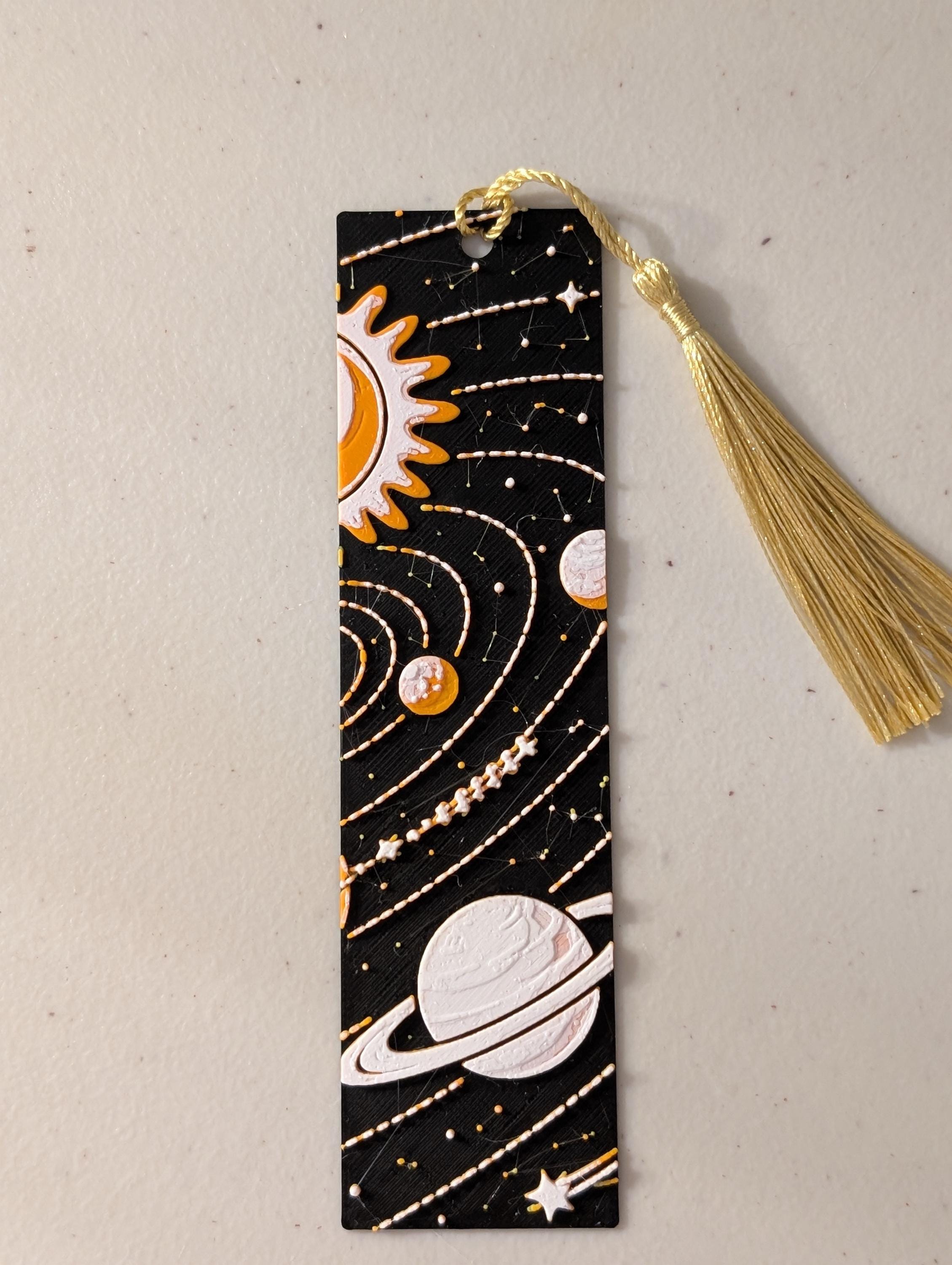 Solar System R Bookmark Ideas Planets Bookmark, Solar System 3D Printed Bookmark - Etsy