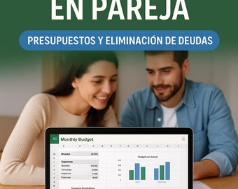 Presupuesto para Parejas | Hoja de Cálculo Finanzas | Planificador Financiero Digital | Google Sheets Excel
