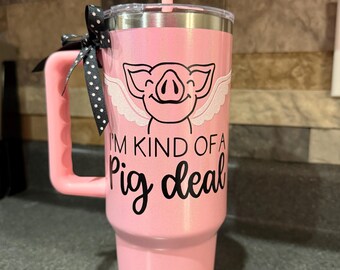 40 oz Schweinchen Becher