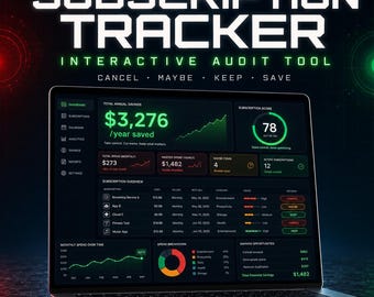 Subscription Killer Quest | Subscription Tracker & Cancellation Planner | Money Saving Tool