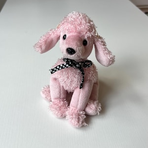 Stuffed pink poodle - Etsy 日本