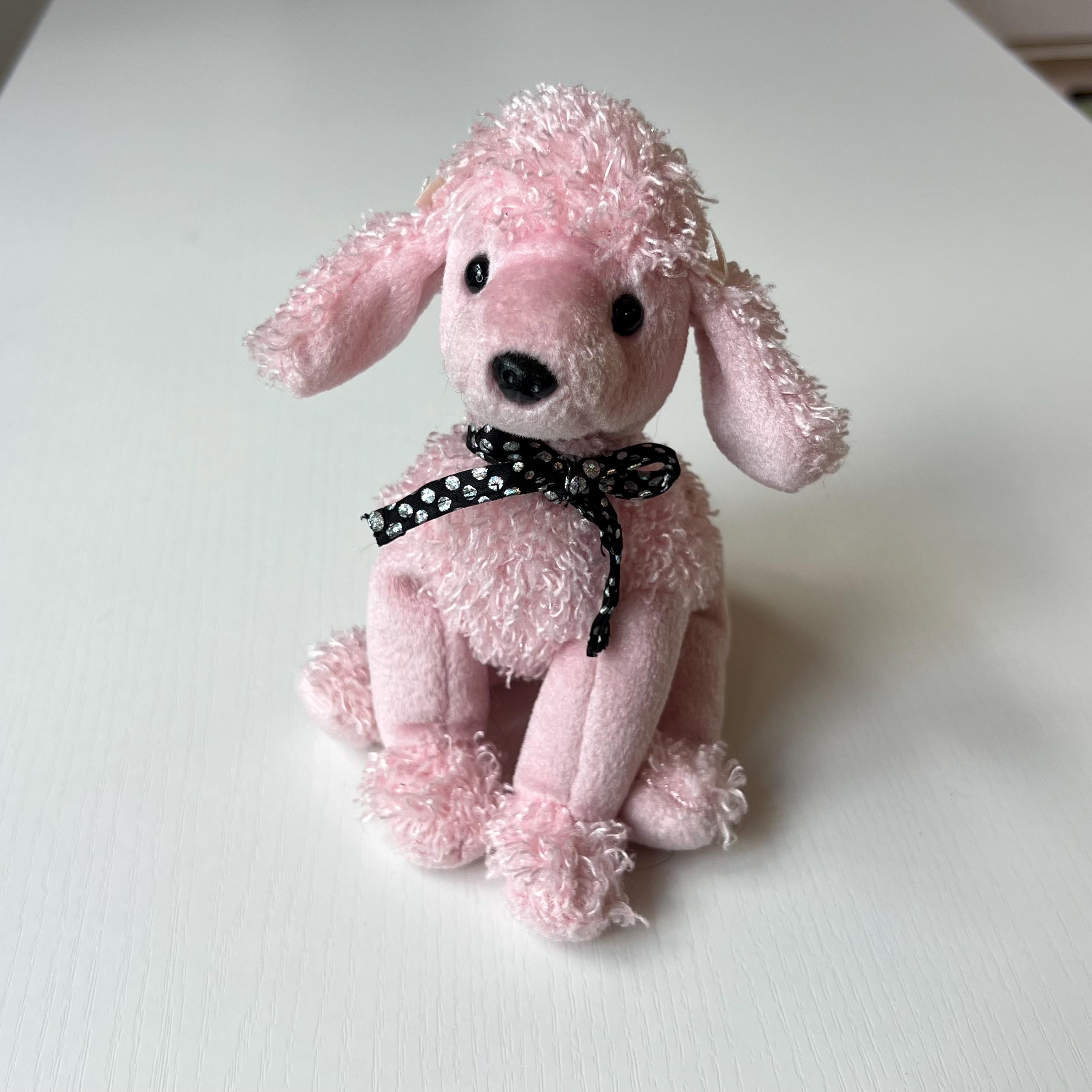Stuffed pink poodle - Etsy 日本