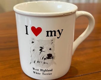 West Highland White Terrier “I Love My Westie” Ceramic Mug