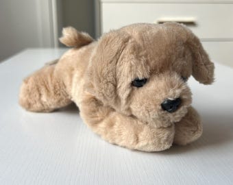 Golden Retriever Yellow Labrador Aurora Mini Flopsie Stuffed Dog Puppy Plush ESSA