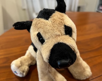 German Shepherd Dog Brown and Black Webkinz Stuffed Puppy Plush ESSA