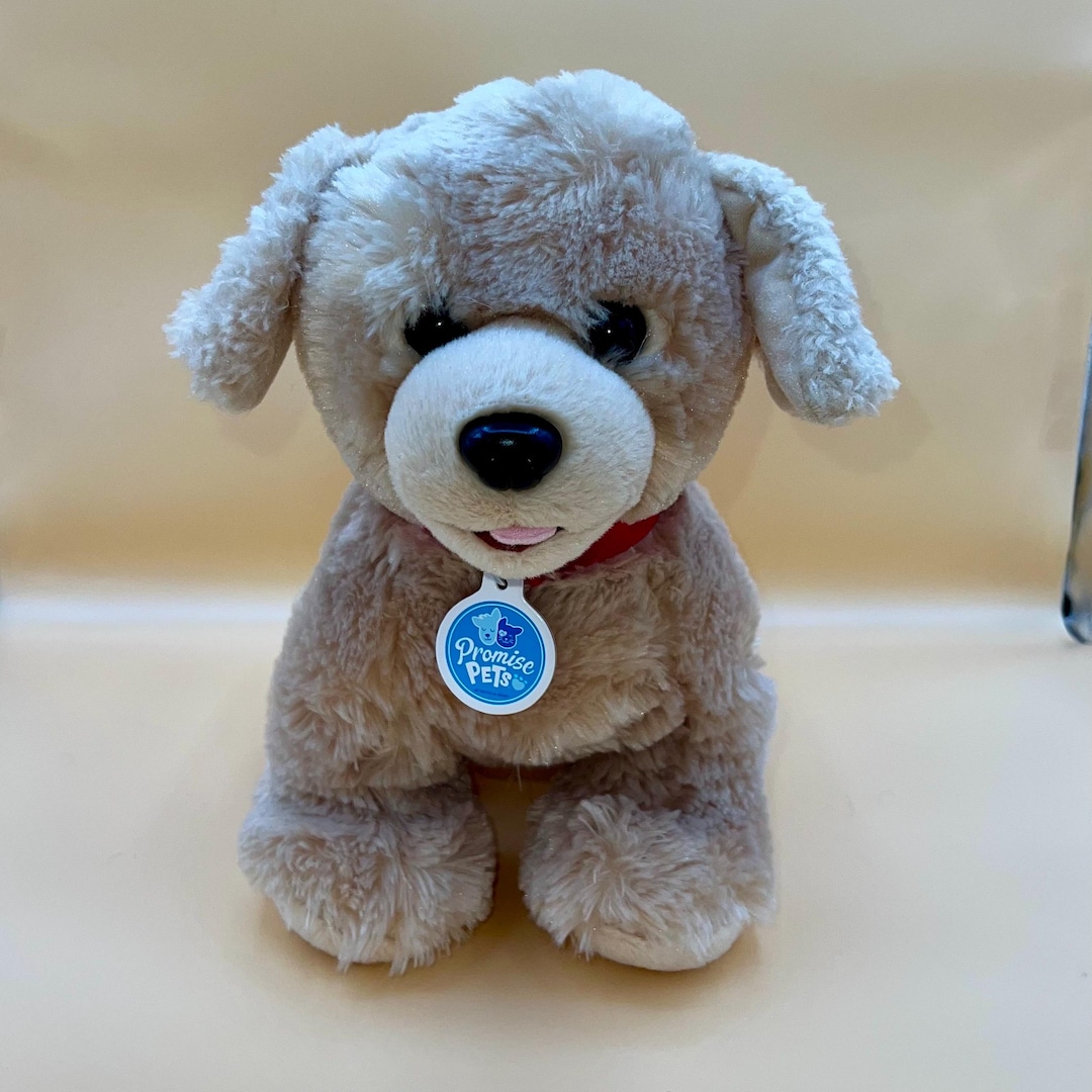 Golden Retriever Yellow Labrador Build-a-bear Promise Pets Stuffed Dog ...
