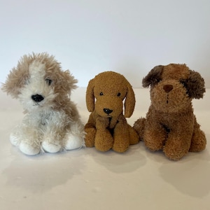 Puppy Dog Stuffed Small Plush Mini ESSA, Set of 3