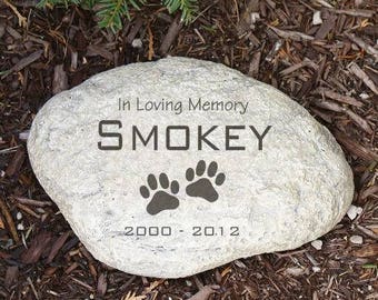 pet memorial stones etsy