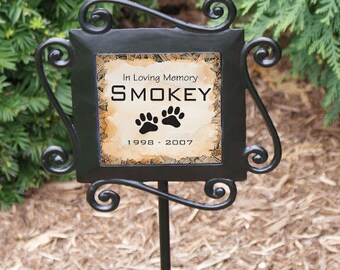 bronze pet grave markers