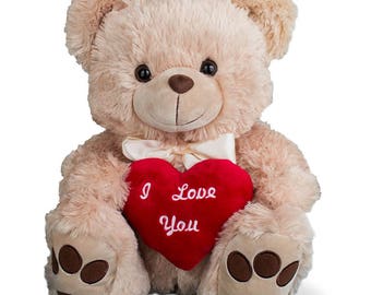 personalised teddy bear valentines day