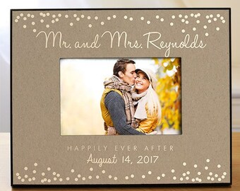 personalized wedding frame etsy