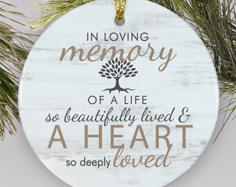 memorial ornaments etsy