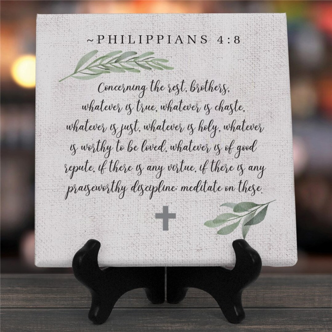Bible Verse Canvas, Bible Verse Home Decor, Scripture Decor, Christian ...