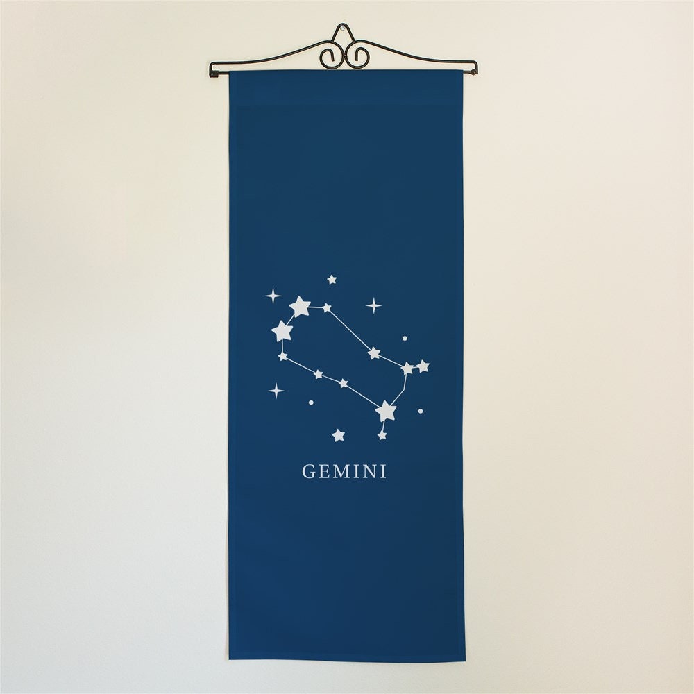 Personalized Zodiac Star Signs Wall Hanging Entryway Decor Etsy