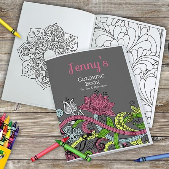 Personalized Coloring Book, adult coloring book, coloring book for adults,  custom coloring book, adult color book, all ages -gfy11019816