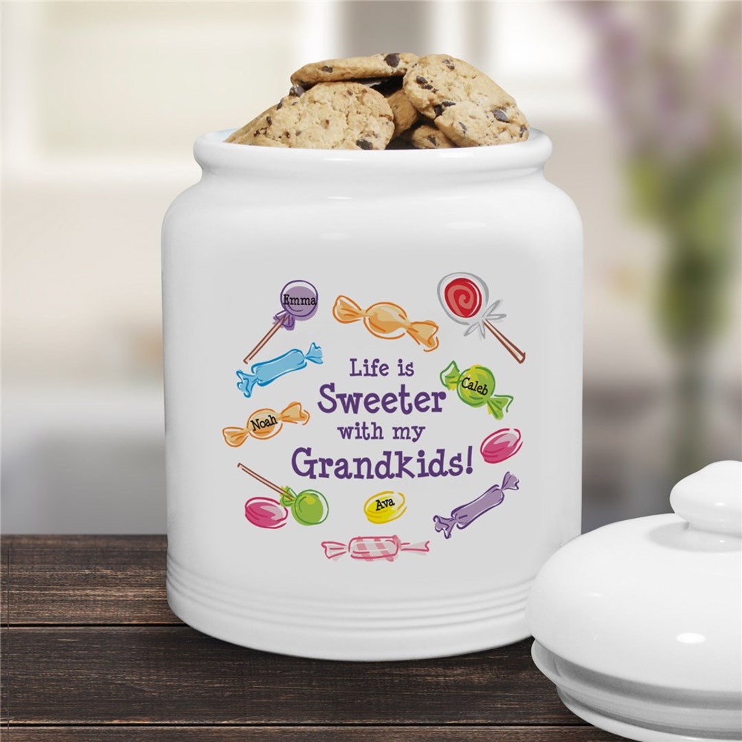 Personalized Air Tight Acrylic Cookie Jar 
