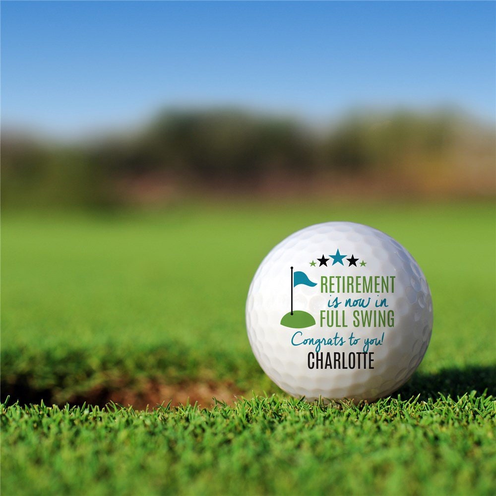 Personalized Congrats Retirement Golf Ball Set Personalized - Etsy