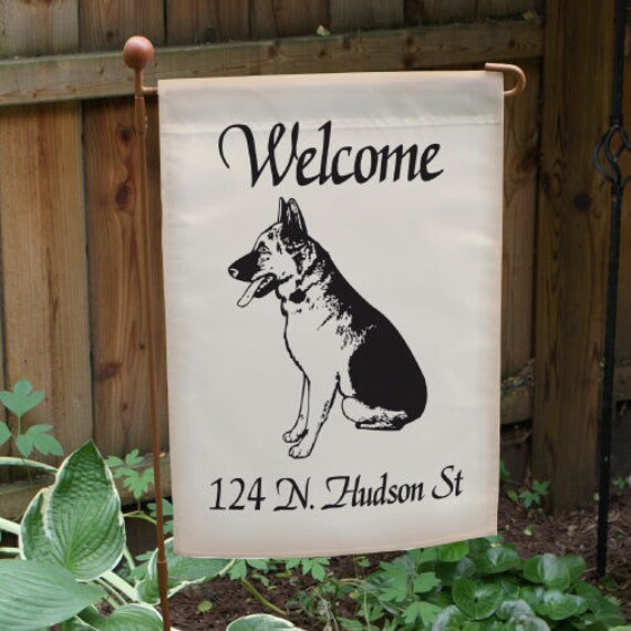 Welcome Dog Breed Personalized Double Sided Garden Flag Yard Decor Gfy83025422ds