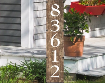 Rustic Personalized Address Yard Stake, welcome sign, home decor, outdoor decor, yard stakes, outdoor signs, address sign -gfy61312219