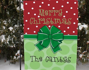 Merry Christmas Garden Flag, winter, christmas, christmas decor, outdoor christmas decor, outdoor decor, christmas flag -gfy83069452DS