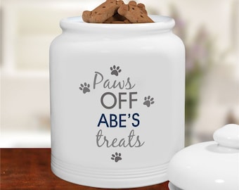 Etsy dog treat jar sales