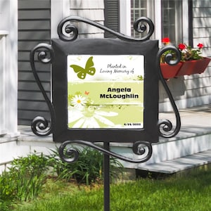Planted in Loving Memory Garden Stake, Personalized Memorial Stake, Personalized Garden Marker, memorial garden stake, gift -gfy63124574