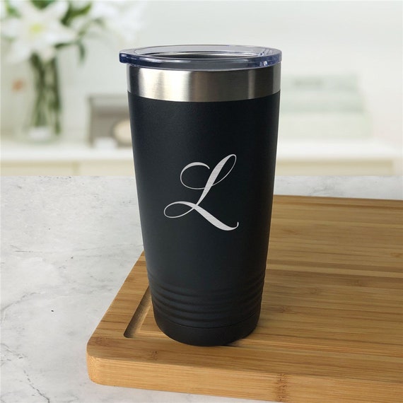 Personalized Steel Tumbler - Name & Initial