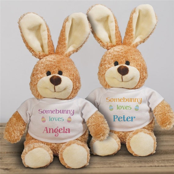 Personalized easter bunny sales stuffed animals