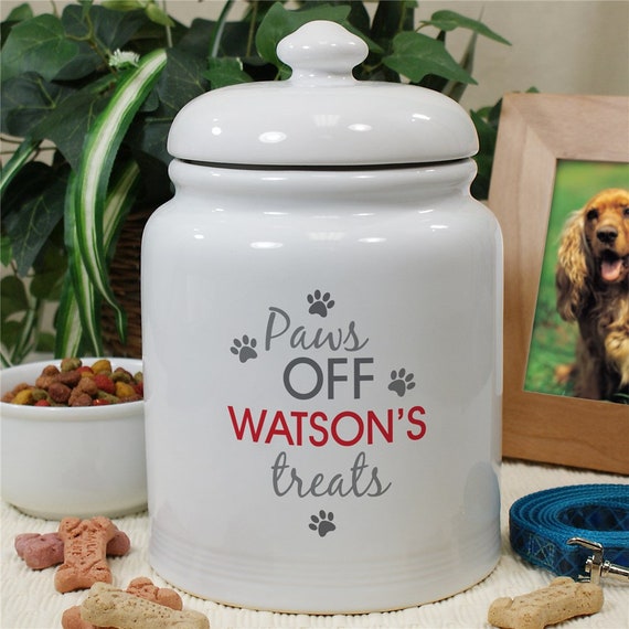 Pet Paws Off Treat Jar Pet Paws Off Treat Jar