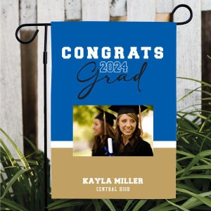 Personalized Graduation Garden Flag, Graduation Party Decor, 2025 ...