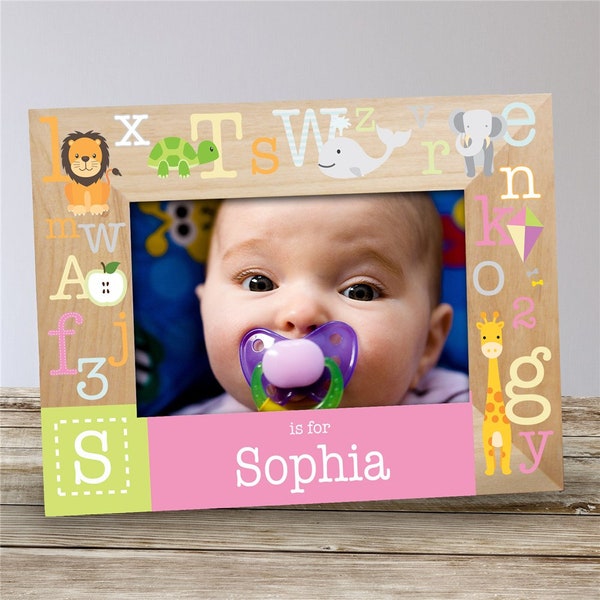 Alphabet Picture Frame Etsy