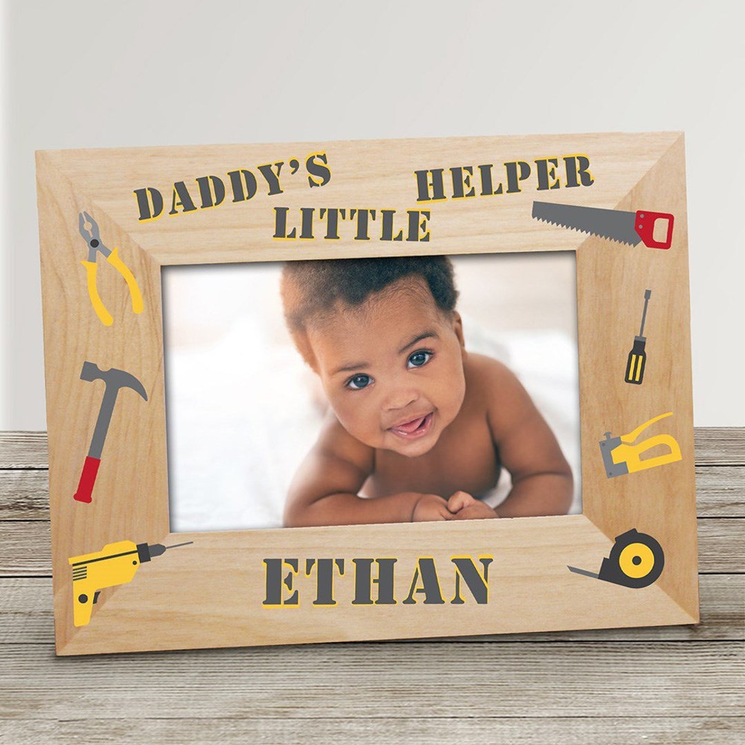 Helper Frame Little Helper Personalized Photo Frame, Baby Picture Frame, Baby Gift ...