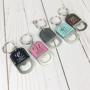 Engraved Initial And Name Keychain Bottle Opener, Personalized Bottle Opener Keychain, Mini Bottle Opener, Stocking Stuffer -gfyL15229291X