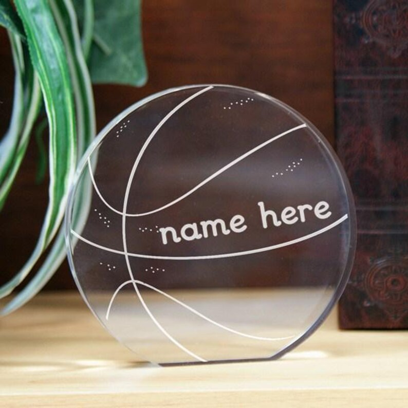 Engraved Basketball Personalized Keepsake, Basketball Keepsake for Kids ...