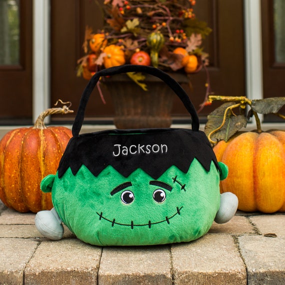 Frankenstein Personalized Trick or Treat Basket