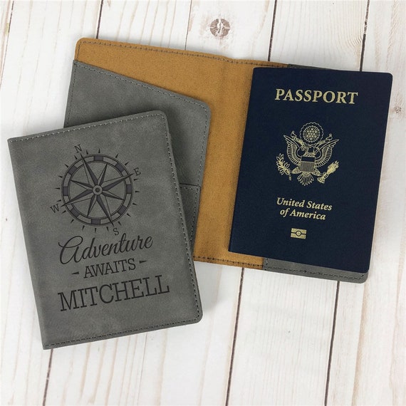 Adventure Awaits Personalized Passport Cover