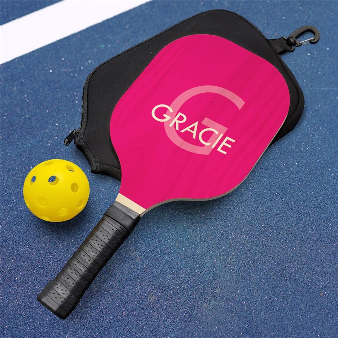 Personalized Initial & Name Pickleball Paddle, Custom Pickleball Paddle, Pickleball Gift