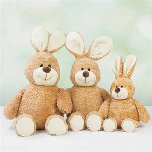 Personalized Easter Bunny, Somebunny Loves Me Easter Bunny, plush Easter bunny, plush toy, Easter gift for kids, easter basket stuffer image 2