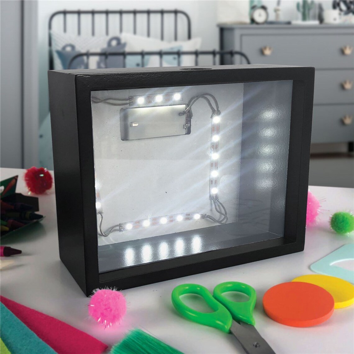 Craft LED Shadow Box Craft Kit for Kids DIY Arts and Crafts Etsy
