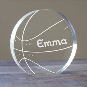 Engraved Basketball Personalized Keepsake, basketball keepsake for kids, basketball coach gift, youth basketball, gift for basketball player