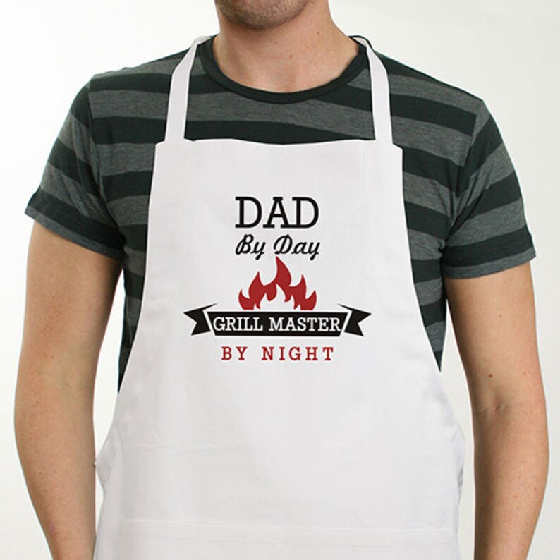 Personalized Grill Master Apron, for grill, bbq, men, him, dad gifts, father's day gift, gift for him, outdoor, summer gfy8103627 image 1