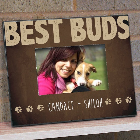 Personalized Best Buds Pet Printed Frame Gift Image 0