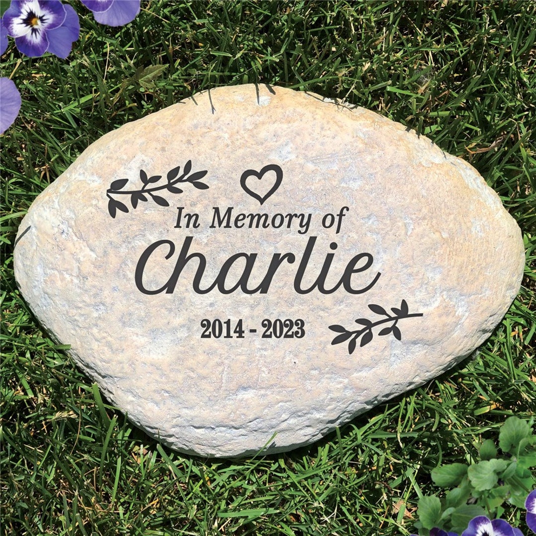 Engraved in Memory of Large Garden Stone, Memorial Garden, Sympathy ...