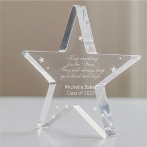 Graduation Star Personalized Keepsake, gift for grad, class of 25 gift, personalized graduation gift, inspirational graduation gift, 2025