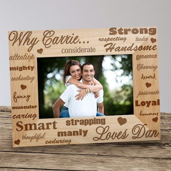 Unque Wooden Love Frame - Thoughtful Valentne Gft For Couples - Handmade Romantc Artwork