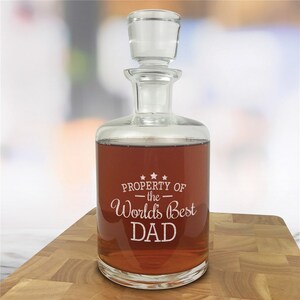 Engraved Property Of Estate Decanter, 50oz. Decanter, Personalized Gift for Dad, Custom Father&#39;s Day Gift, Any Title Decanter -gfyL16346388