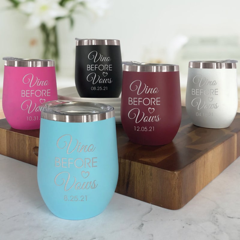 Custom Wine Tumbler - Valentine's Day Gift For Him/Her - I Licked It So It's Mine main image 0
